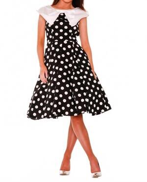 NEW ORCHID BLOOM molly swing dress in black